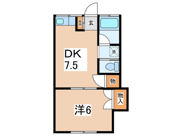 ひかりハイツの物件間取画像